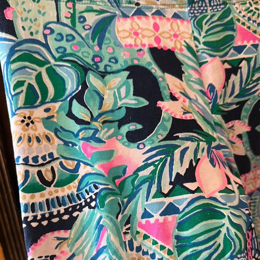 Lilly Pulitzer Girls Maia Multi Looking Sharp Legging Pants XL (12-14). - Picture 4 of 8